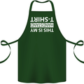 This Is My Handstand T-Shirt Gymnastics Cotton Apron 100% Organic Forest Green
