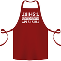 This Is My Handstand T-Shirt Gymnastics Cotton Apron 100% Organic Maroon