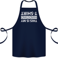 This Is My Handstand T-Shirt Gymnastics Cotton Apron 100% Organic Navy Blue