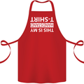 This Is My Handstand T-Shirt Gymnastics Cotton Apron 100% Organic Red