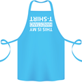 This Is My Handstand T-Shirt Gymnastics Cotton Apron 100% Organic Turquoise
