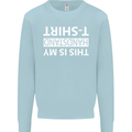 This Is My Handstand T-Shirt Gymnastics Kids Sweatshirt Jumper Light Blue