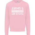 This Is My Handstand T-Shirt Gymnastics Kids Sweatshirt Jumper Light Pink