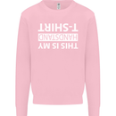 This Is My Handstand T-Shirt Gymnastics Kids Sweatshirt Jumper Light Pink