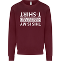 This Is My Handstand T-Shirt Gymnastics Kids Sweatshirt Jumper Maroon