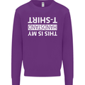 This Is My Handstand T-Shirt Gymnastics Kids Sweatshirt Jumper Purple