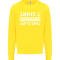 This Is My Handstand T-Shirt Gymnastics Kids Sweatshirt Jumper Yellow