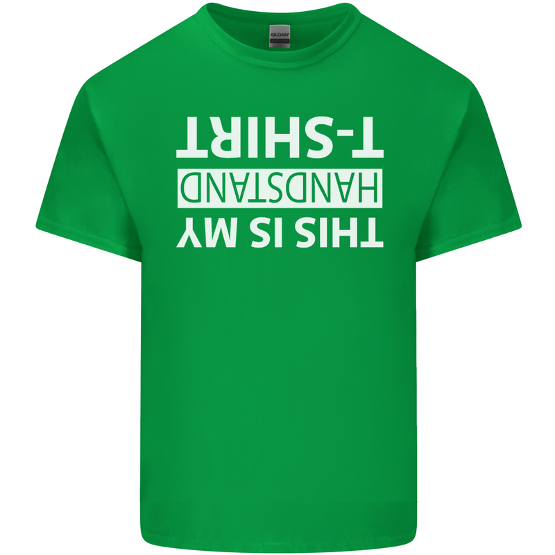 This Is My Handstand T-Shirt Gymnastics Kids T-Shirt Childrens Irish Green