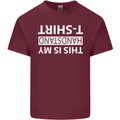 This Is My Handstand T-Shirt Gymnastics Mens Cotton T-Shirt Tee Top Maroon