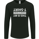 This Is My Handstand T-Shirt Gymnastics Mens Long Sleeve T-Shirt Black