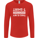 This Is My Handstand T-Shirt Gymnastics Mens Long Sleeve T-Shirt Red