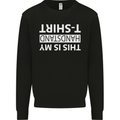 This Is My Handstand T-Shirt Gymnastics Mens Sweatshirt Jumper Black