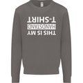 This Is My Handstand T-Shirt Gymnastics Mens Sweatshirt Jumper Charcoal