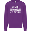 This Is My Handstand T-Shirt Gymnastics Mens Sweatshirt Jumper Purple