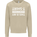 This Is My Handstand T-Shirt Gymnastics Mens Sweatshirt Jumper Sand