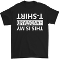 This Is My Handstand T-Shirt Gymnastics Mens T-Shirt Cotton Gildan Black