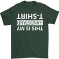 This Is My Handstand T-Shirt Gymnastics Mens T-Shirt Cotton Gildan Forest Green