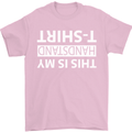 This Is My Handstand T-Shirt Gymnastics Mens T-Shirt Cotton Gildan Light Pink