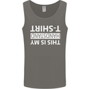 This Is My Handstand T-Shirt Gymnastics Mens Vest Tank Top Charcoal
