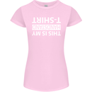 This Is My Handstand T-Shirt Gymnastics Womens Petite Cut T-Shirt Light Pink