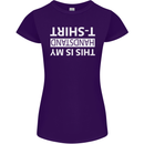 This Is My Handstand T-Shirt Gymnastics Womens Petite Cut T-Shirt Purple