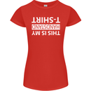 This Is My Handstand T-Shirt Gymnastics Womens Petite Cut T-Shirt Red