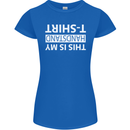 This Is My Handstand T-Shirt Gymnastics Womens Petite Cut T-Shirt Royal Blue