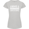 This Is My Handstand T-Shirt Gymnastics Womens Petite Cut T-Shirt Sports Grey