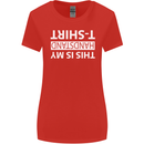 This Is My Handstand T-Shirt Gymnastics Womens Wider Cut T-Shirt Red