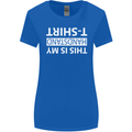 This Is My Handstand T-Shirt Gymnastics Womens Wider Cut T-Shirt Royal Blue