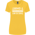 This Is My Handstand T-Shirt Gymnastics Womens Wider Cut T-Shirt Yellow