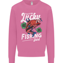 This Is My Lucky Fishing Funny Fisherman Mens Sweatshirt Jumper Azalea