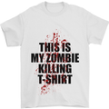 This Is My Zombie Killing Halloween Horror Mens T-Shirt Cotton Gildan White