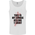 This Is My Zombie Killing Halloween Horror Mens Vest Tank Top White