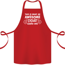 This Is What An Awesome Cyclist Cyclist Cotton Apron 100% Organic Red