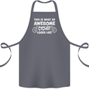 This Is What An Awesome Cyclist Cyclist Cotton Apron 100% Organic Steel