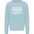 This Is What An Awesome Cyclist Cyclist Kids Sweatshirt Jumper Light Blue