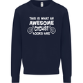 This Is What An Awesome Cyclist Cyclist Kids Sweatshirt Jumper Navy Blue