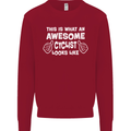 This Is What An Awesome Cyclist Cyclist Kids Sweatshirt Jumper Red