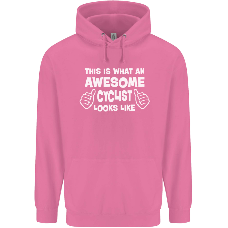 This Is What An Awesome Cyclist Cyclist Mens 80% Cotton Hoodie Azelea