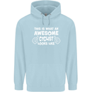 This Is What An Awesome Cyclist Cyclist Mens 80% Cotton Hoodie Light Blue