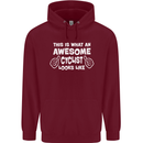 This Is What An Awesome Cyclist Cyclist Mens 80% Cotton Hoodie Maroon