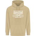 This Is What An Awesome Cyclist Cyclist Mens 80% Cotton Hoodie Sand