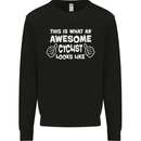 This Is What An Awesome Cyclist Cyclist Mens Sweatshirt Jumper Black