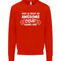 This Is What An Awesome Cyclist Cyclist Mens Sweatshirt Jumper Bright Red