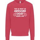 This Is What An Awesome Cyclist Cyclist Mens Sweatshirt Jumper Heliconia