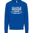 This Is What An Awesome Cyclist Cyclist Mens Sweatshirt Jumper Royal Blue