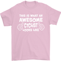 This Is What An Awesome Cyclist Cyclist Mens T-Shirt Cotton Gildan Light Pink