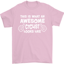 This Is What An Awesome Cyclist Cyclist Mens T-Shirt Cotton Gildan Light Pink