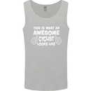 This Is What An Awesome Cyclist Cyclist Mens Vest Tank Top Sports Grey